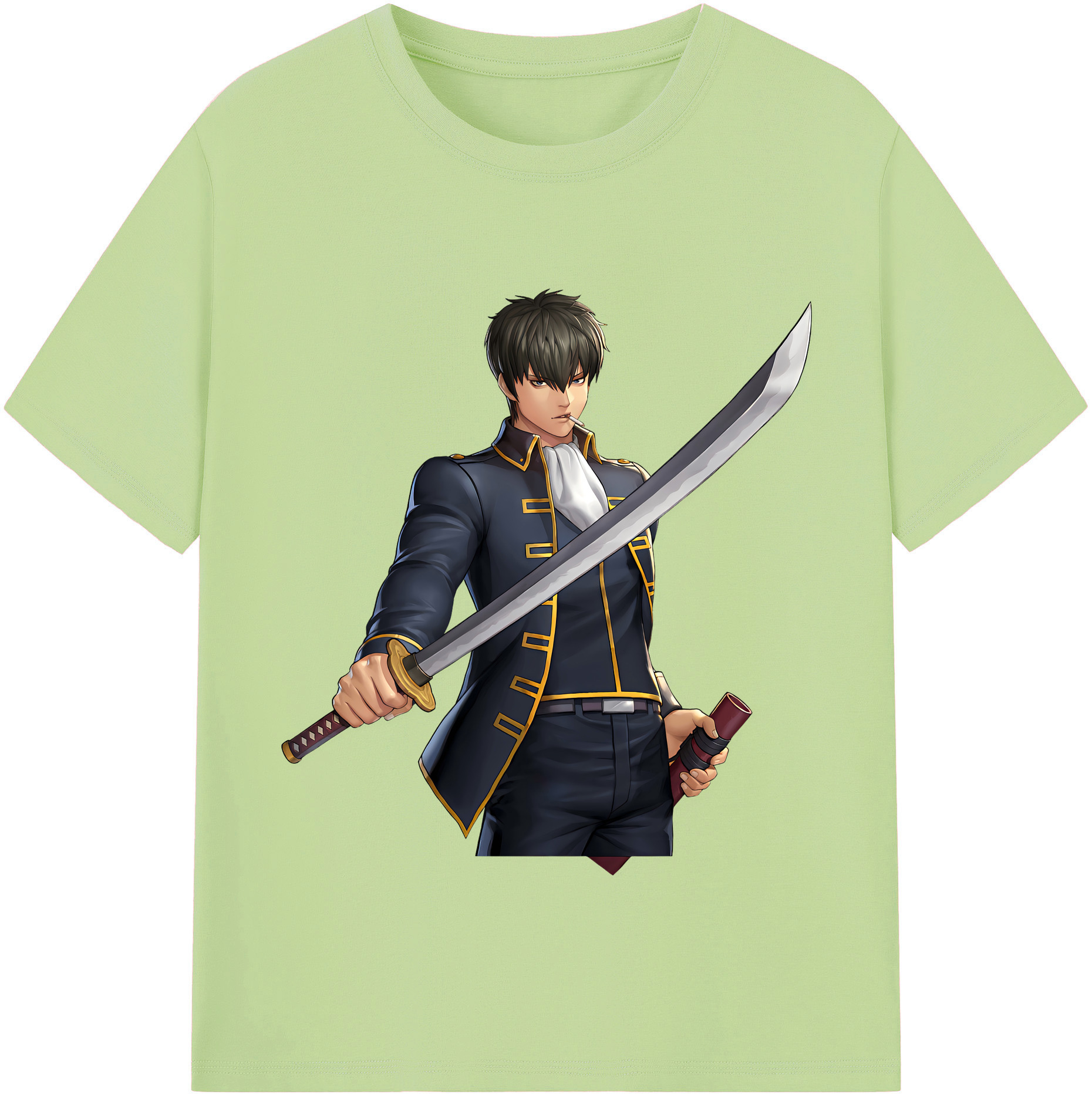 （画像用） ぎんたま 坂田銀時（さかたぎんとき） 神楽 志村新八（しむら しんぱち） GINTAMA Sakata Gintoki Kagura Shimura Shinpachi 綿100％半袖Tシャツ（フロントプリント）